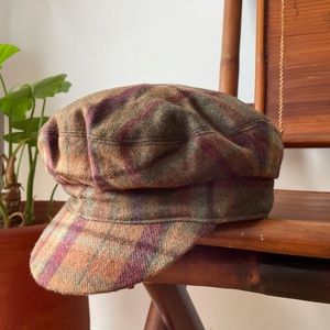 Ralph Lauren Collection Plaid Cap Beret